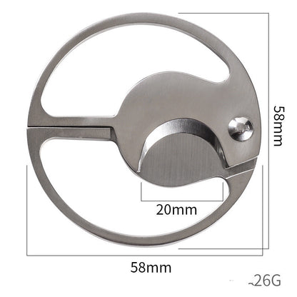 Cigar Scissors Double-Edged Cigar Cutters Round Cigar Cutter