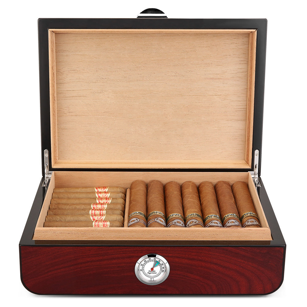 Humidor Cigar Humidor Moisture Box Cedar Wood Large Capacity