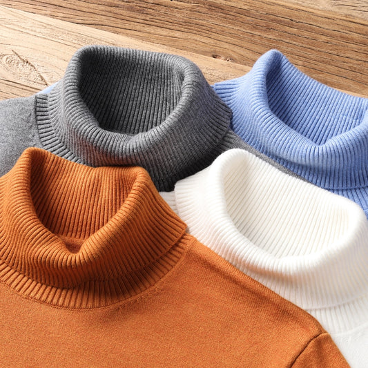 2021 New Autumn Winter Men&#39;s Warm Turtleneck Sweater High Quality Fashion Casual Comfortable Pullover Thick Sweater Male Brand - Evanston Magazine Men's Apparel Evanston Magazine Men's Apparel