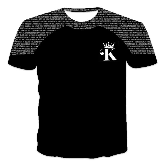 King Arthur pattern printed T-shirt | Short Sleeve T shirt Men Tees - Evanston Magazine Men's Apparel Evanston Magazine Men's Apparel